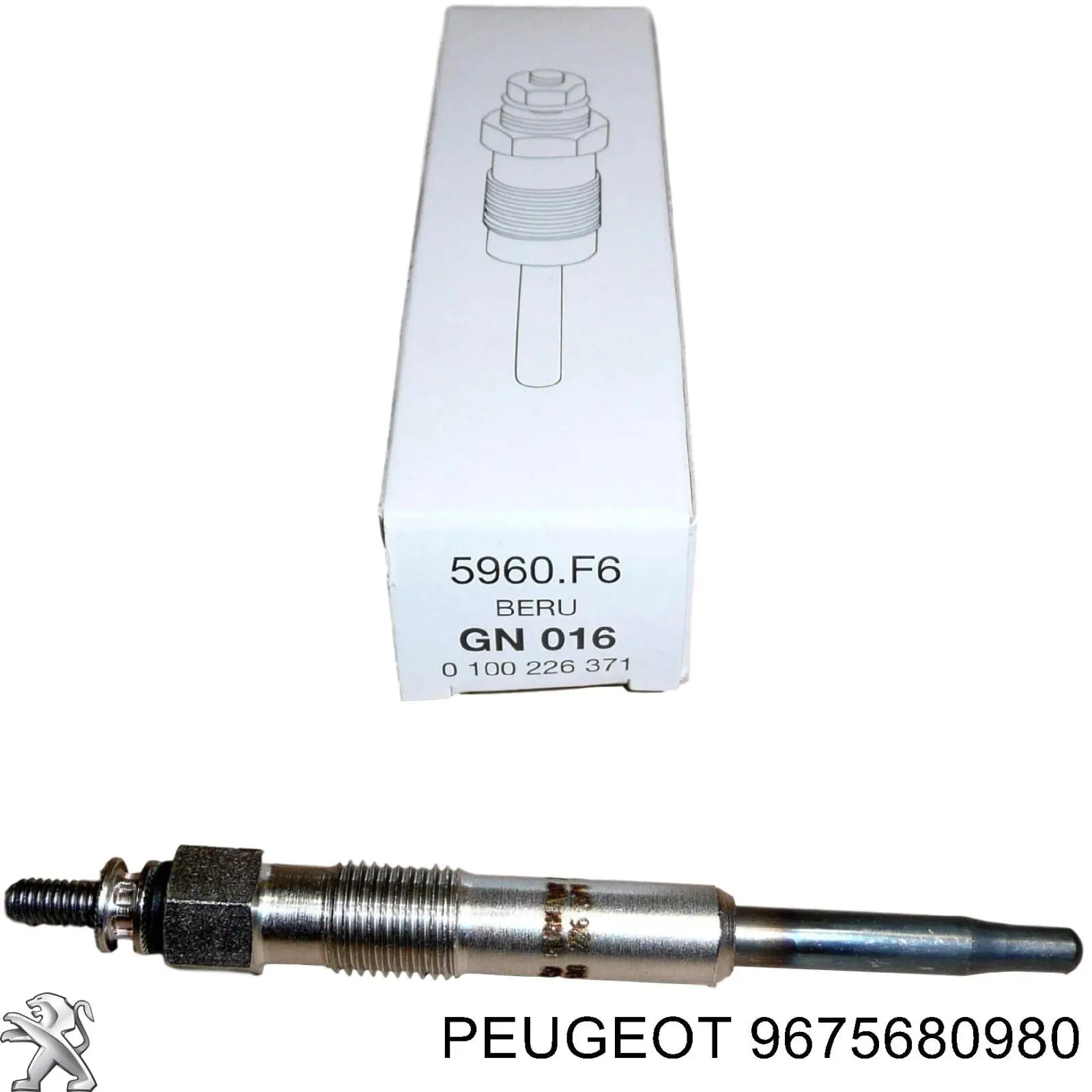 9675680980 Peugeot/Citroen Свечи накаливания