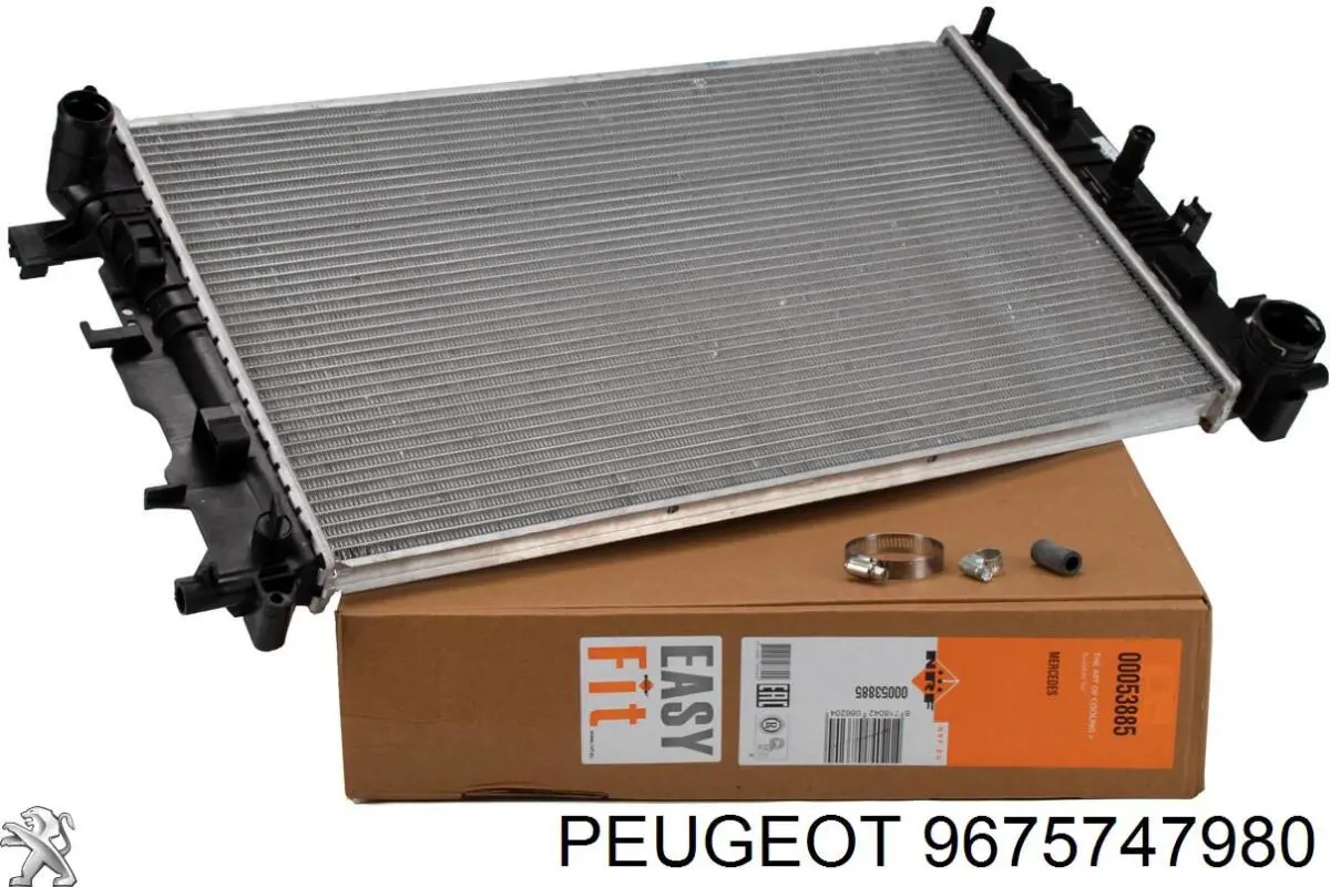 Радиатор 9675747980 Peugeot/Citroen