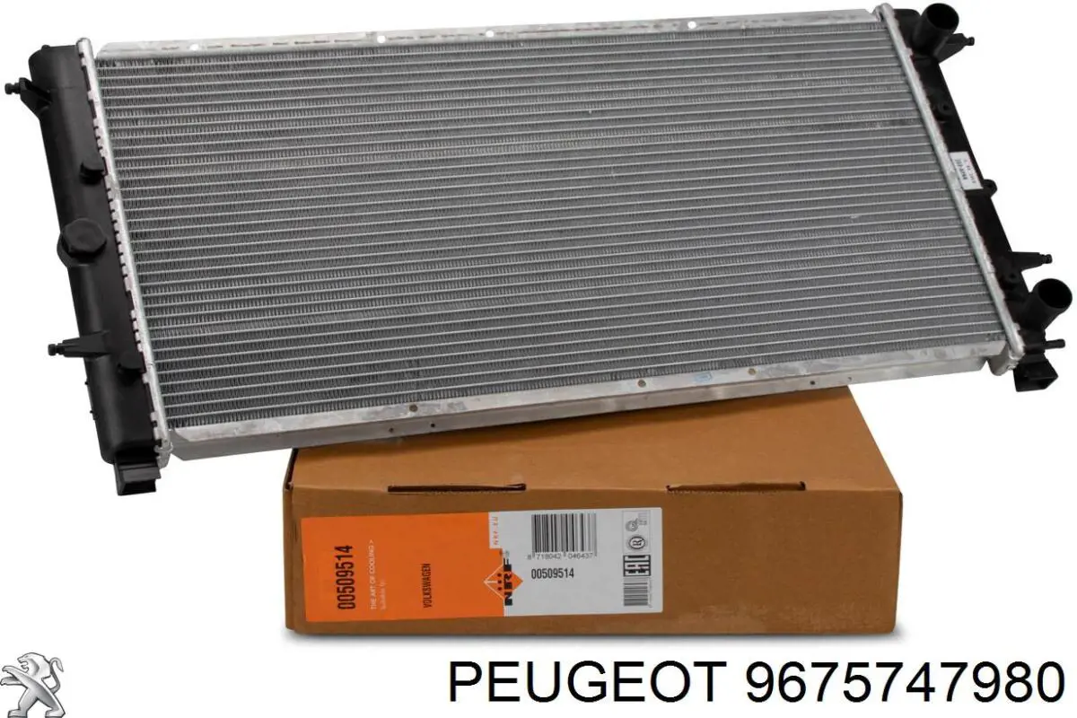 9675747980 Peugeot/Citroen Радиатор основной