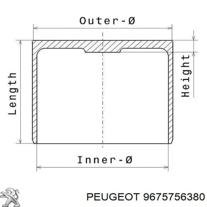 9675756380 Peugeot/Citroen Гидрокомпенсатор