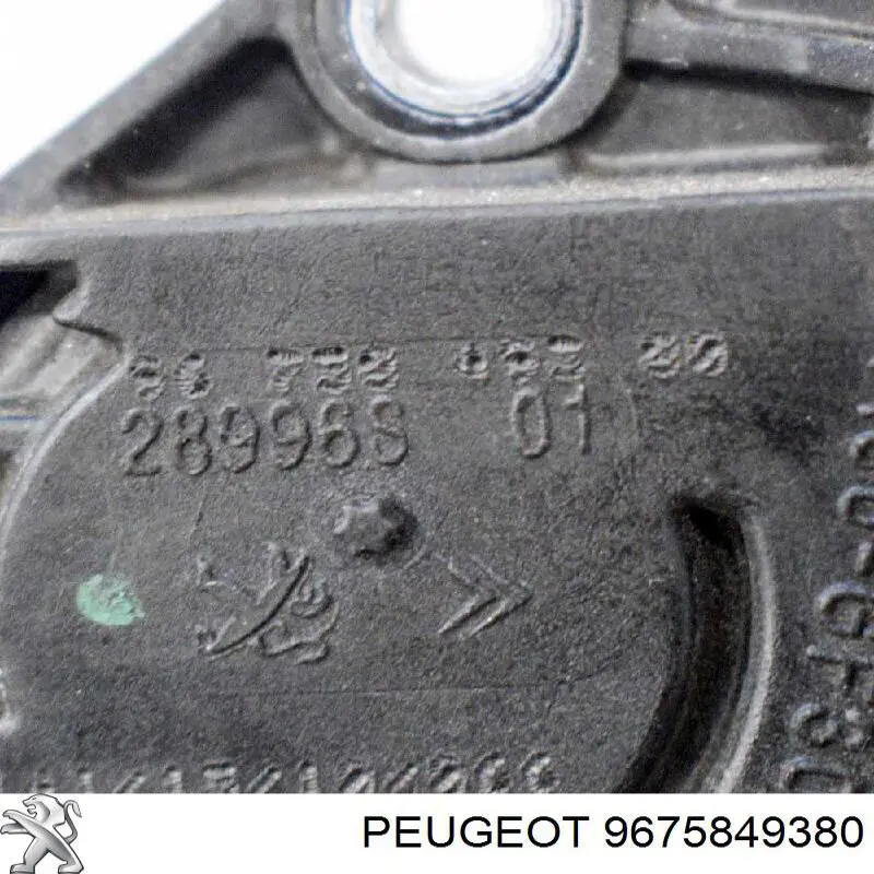 Caja del termostato 9675849380 Peugeot/Citroen