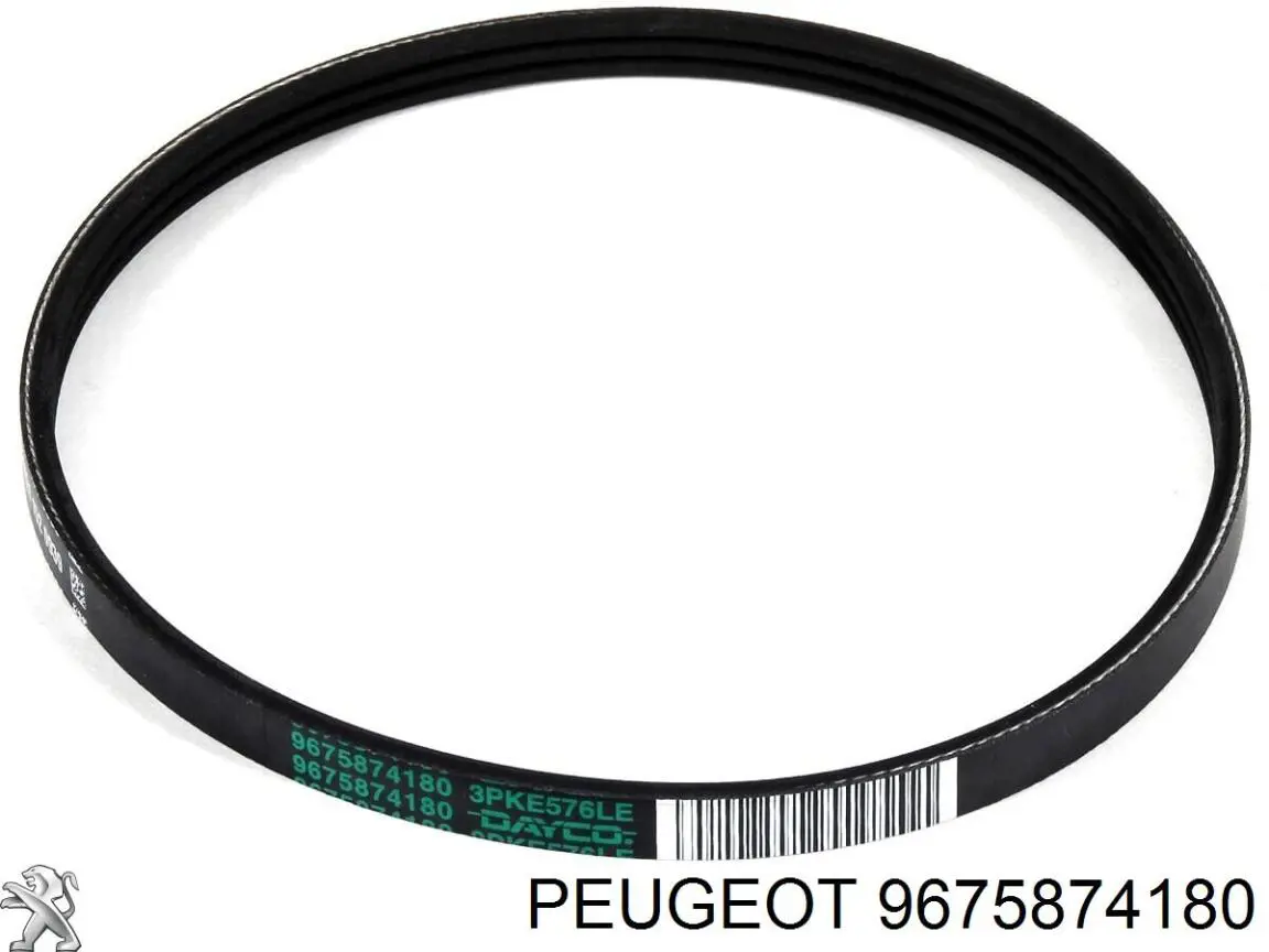 9675874180 PEUGEOT Correa trapezoidal original y equivalente