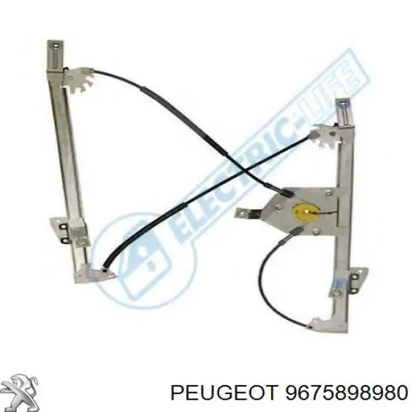 Механизм стеклоподъемника двери передней правой Peugeot/Citroen 9675898980