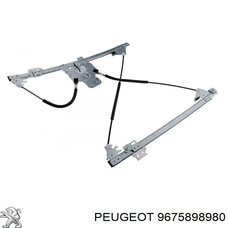 Купить 9675898980 Peugeot/Citroen Стеклоподъемник (механизм перемещения стекла)