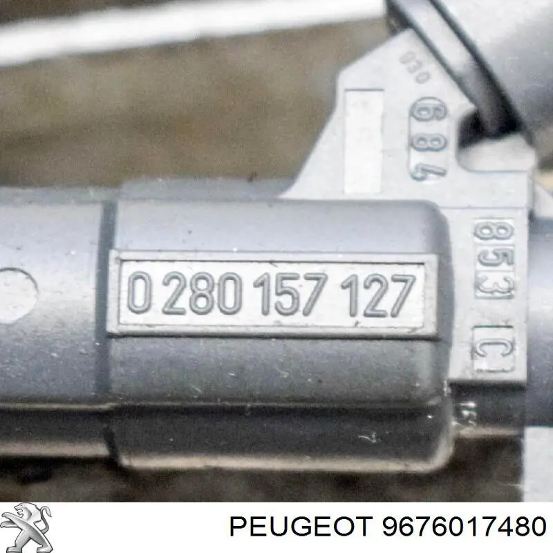 Inyector de combustible 9676017480 Peugeot/Citroen