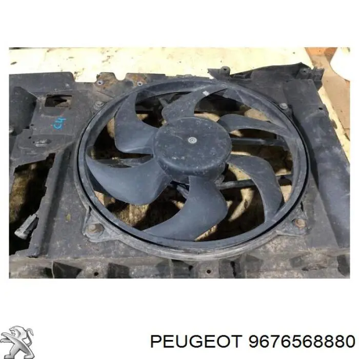 Купить 9676568880 Peugeot/Citroen Установочная панель передняя