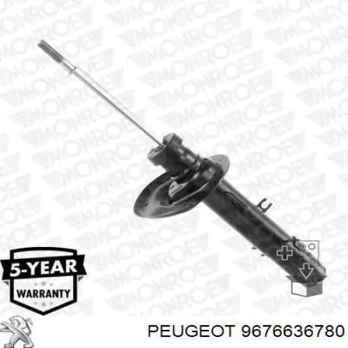 9676636780 Peugeot/Citroen Амортизатор передней подвески правый