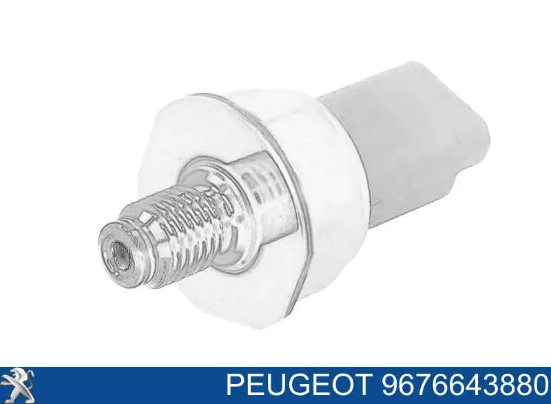 9676643880 Peugeot/Citroen sensor de pressão de combustível