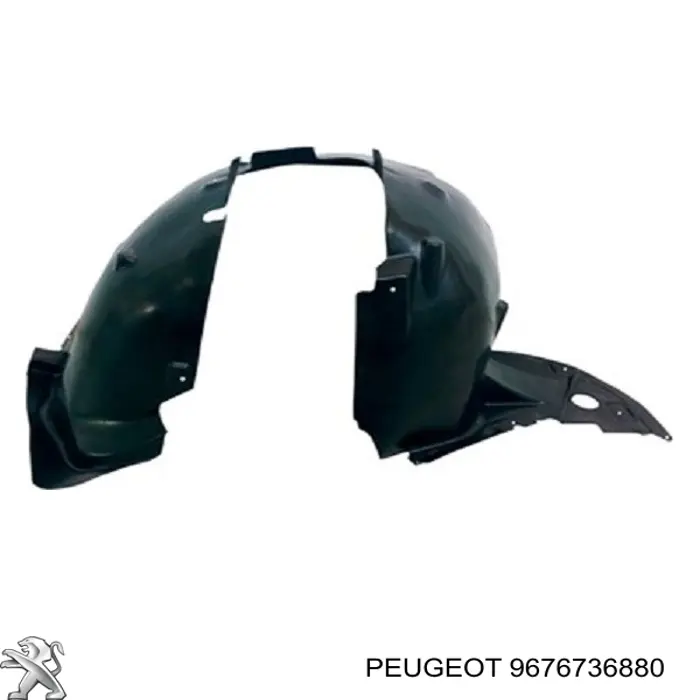 Подкрылок крыла переднего правый Peugeot/Citroen 9676736880