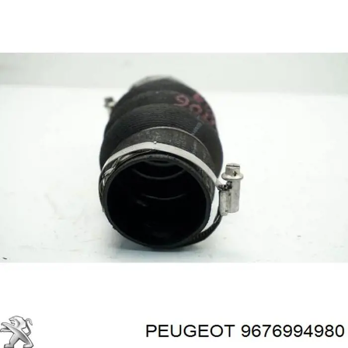Шланг (патрубок) интеркуллера левый Peugeot/Citroen 9676994980