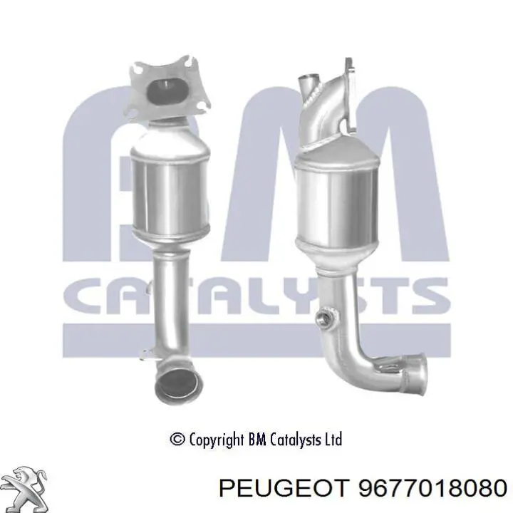 Каталитический нейтрализатор отработавших газов Peugeot/Citroen 173886 цена, от 564.29 USD