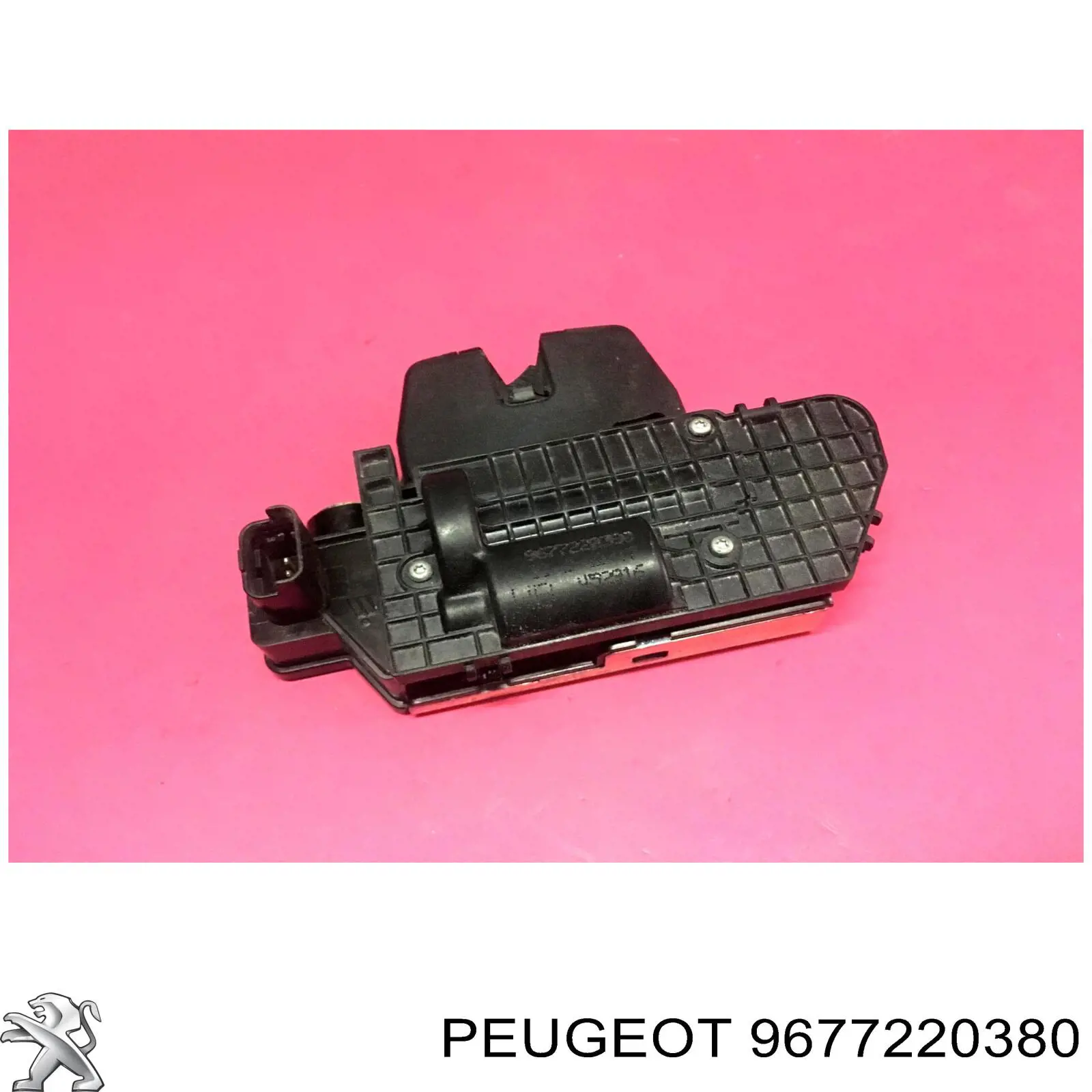 9677220380 Peugeot/Citroen fecho de tampa de porta-malas (de 3ª/5ª porta traseira)