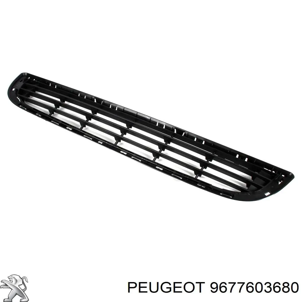 Rejilla de ventilación, parachoques delantero 9677603680 Peugeot/Citroen