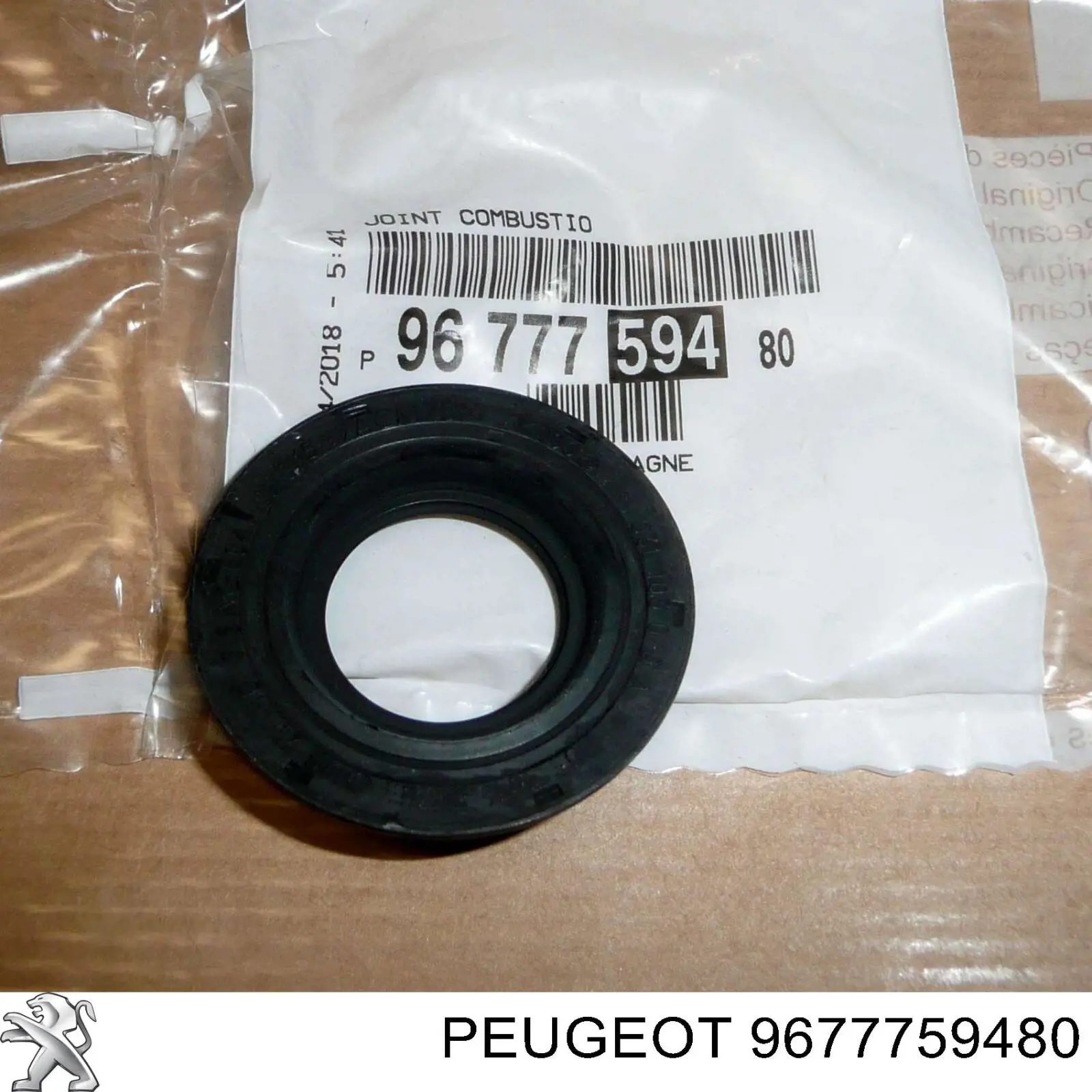Кольцо уплотнительное свечного колодца Peugeot/Citroen 9677759480
