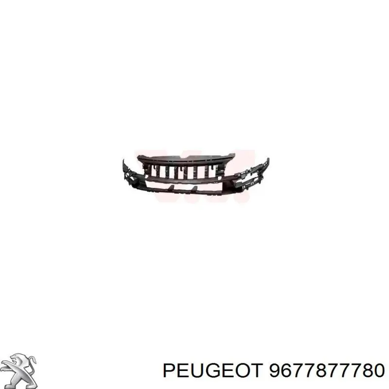 9677877780 Peugeot/Citroen усилитель бампера переднего