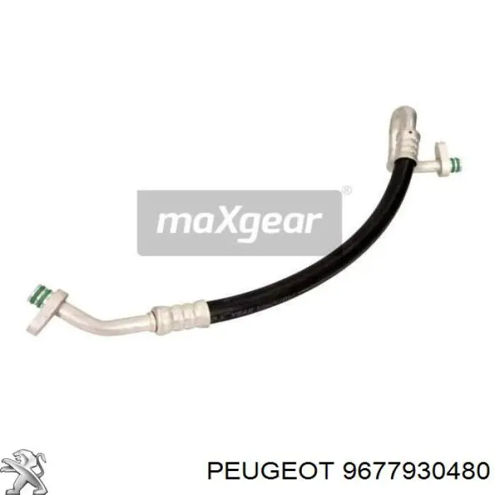 Tubería de alta presión, aire acondicionado, de compresor aire acondicionado a condensador 9677930480 Peugeot/Citroen