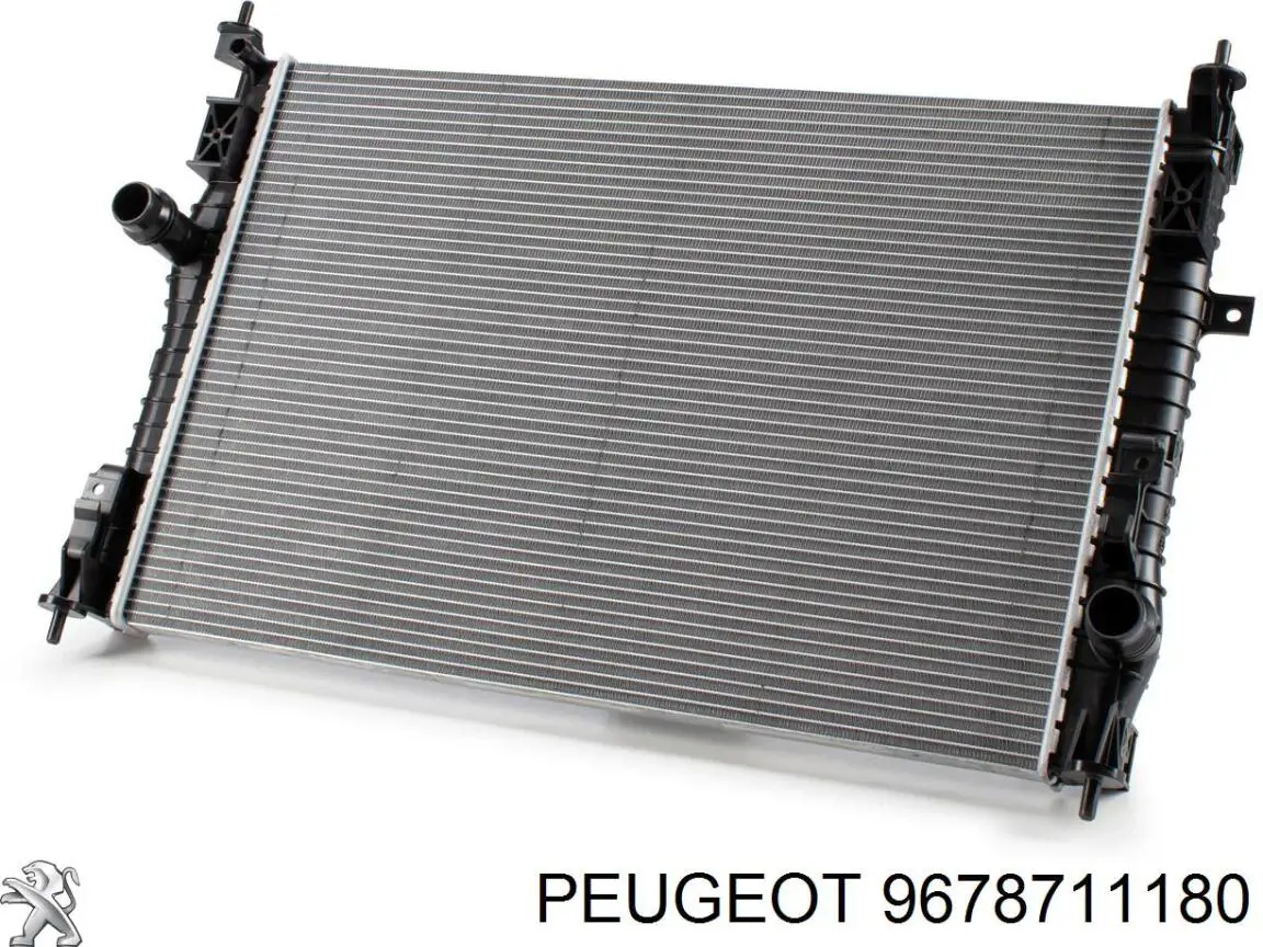Radiador refrigeración del motor 9678711180 Peugeot/Citroen