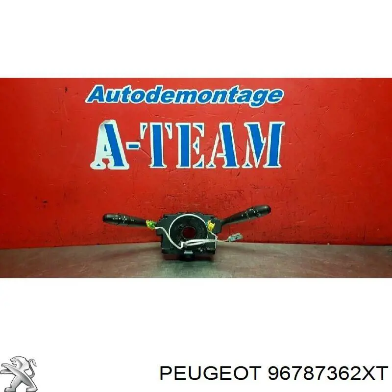 Comutador instalado na coluna da direção, montado 96787362XT Peugeot/Citroen