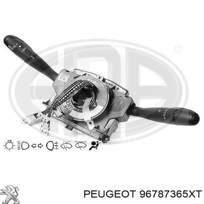 Compre 96787365XT Peugeot/Citroen Comutador instalado na coluna da direção, montado