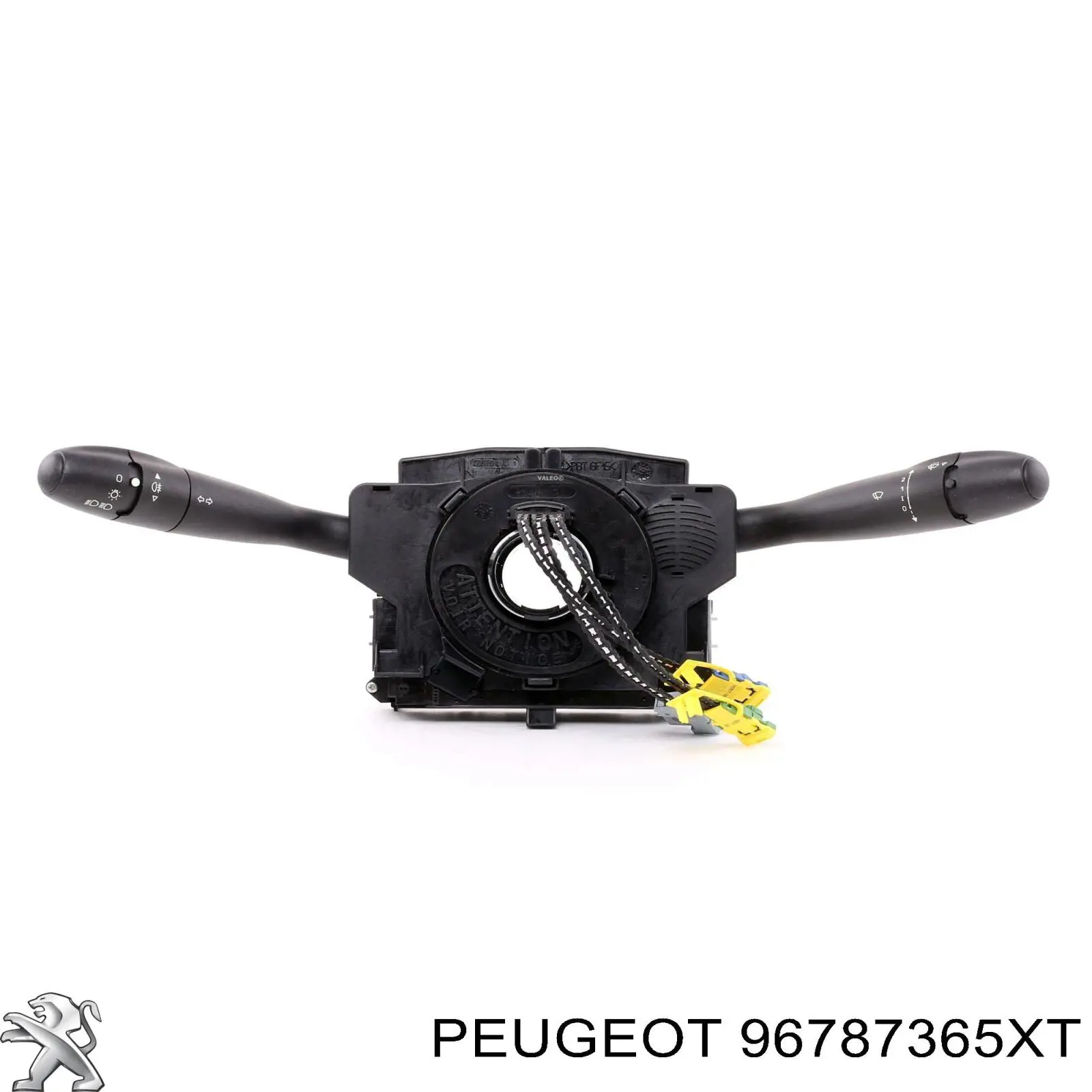 Comutador instalado na coluna da direção, montado 96787365XT Peugeot/Citroen