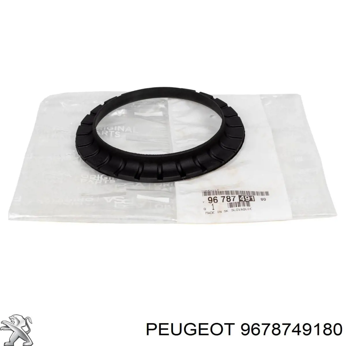 Проставка (резиновое кольцо) пружины передней верхняя на Peugeot 508 II 