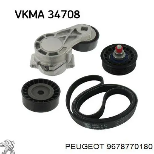 Паразитный ролик 9678770180 Peugeot/Citroen