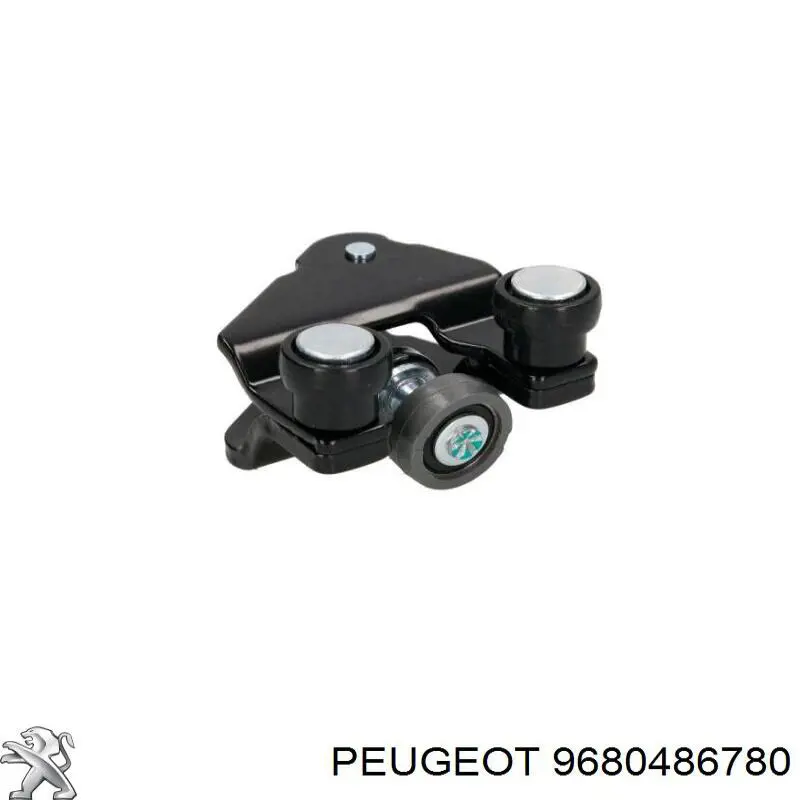 9680486780 Peugeot/Citroen ролик двери боковой (сдвижной левый нижний)