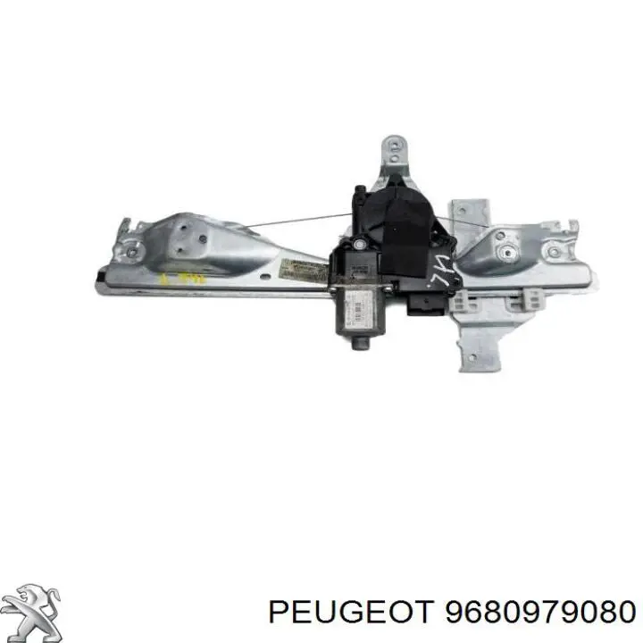 9680979080 Peugeot/Citroen Механизм стеклоподъемника двери задней, левой