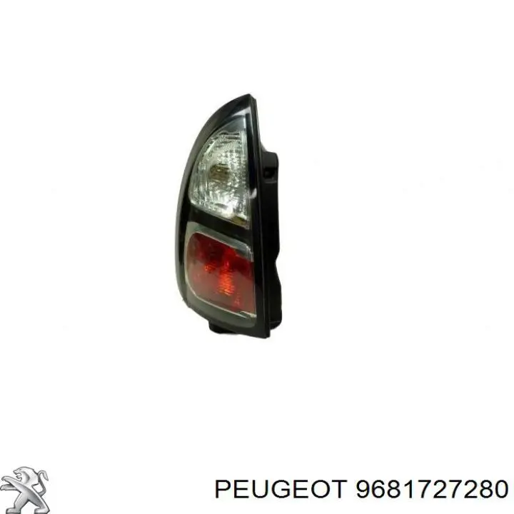 9681727280 Peugeot/Citroen lanterna traseira esquerda