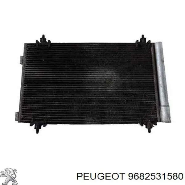 9682531580 Peugeot/Citroen radiador de aparelho de ar condicionado