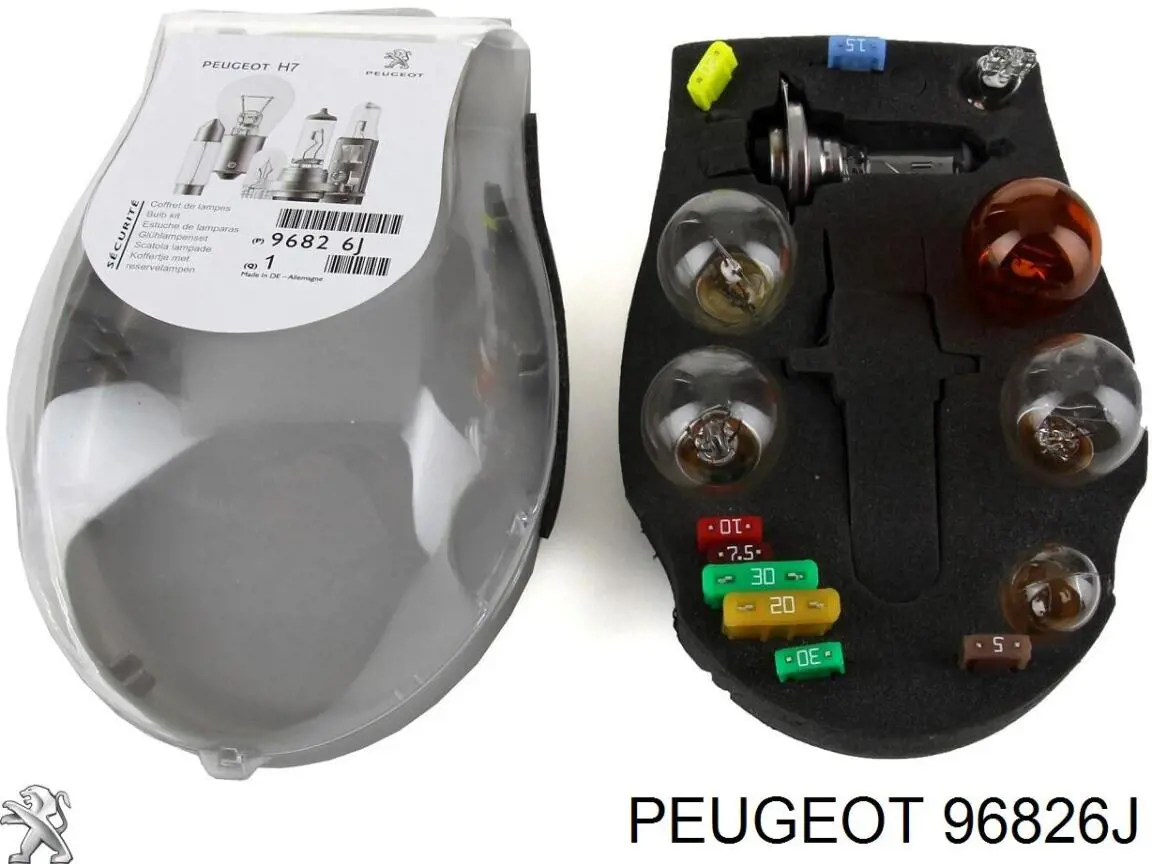 Комплект лампочек фары на Peugeot 307 3A, 3C