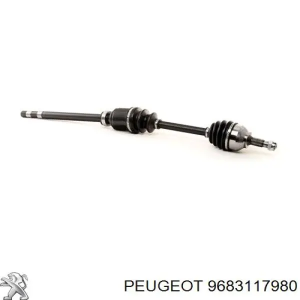 Правая полуось 9683117980 Peugeot/Citroen