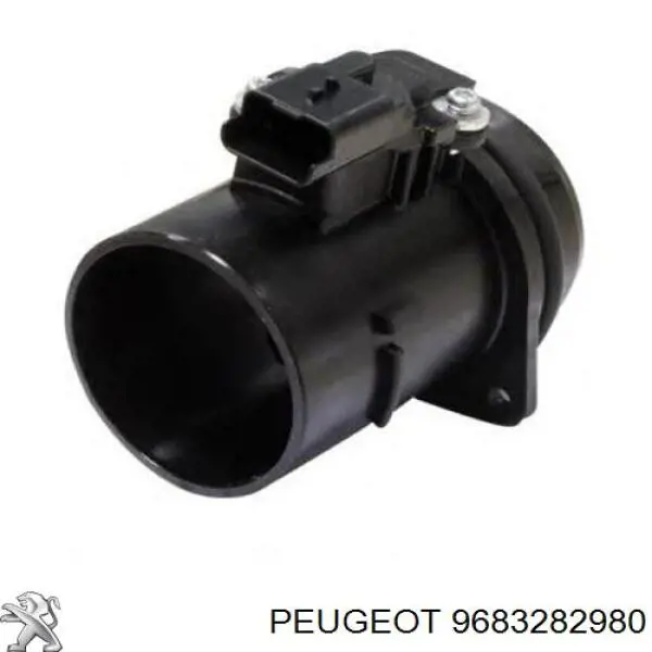 9683282980 Peugeot/Citroen sensor de fluxo (consumo de ar, medidor de consumo M.A.F. - (Mass Airflow))