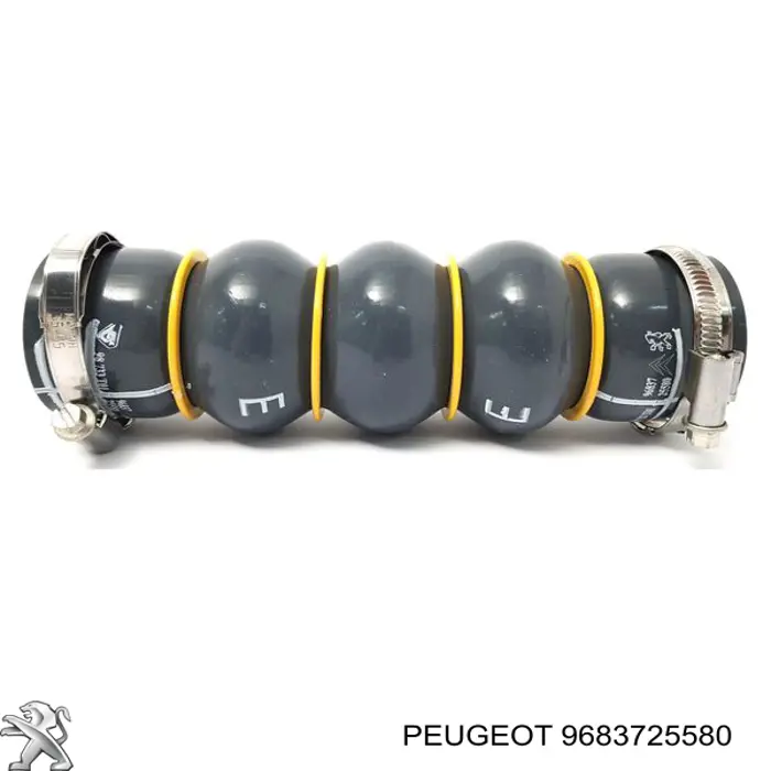 9683725580 Peugeot/Citroen mangueira (cano derivado esquerda de intercooler)