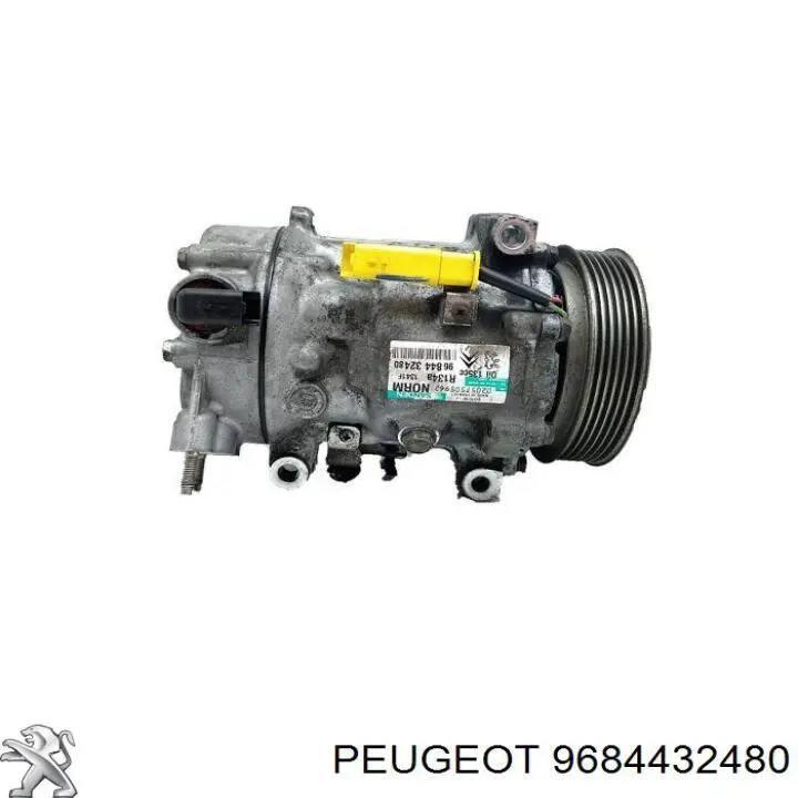 Купить 9684432480 Peugeot/Citroen Компрессор климатической установки