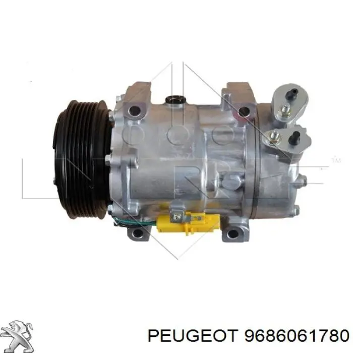 9686061780 Peugeot/Citroen compressor de aparelho de ar condicionado
