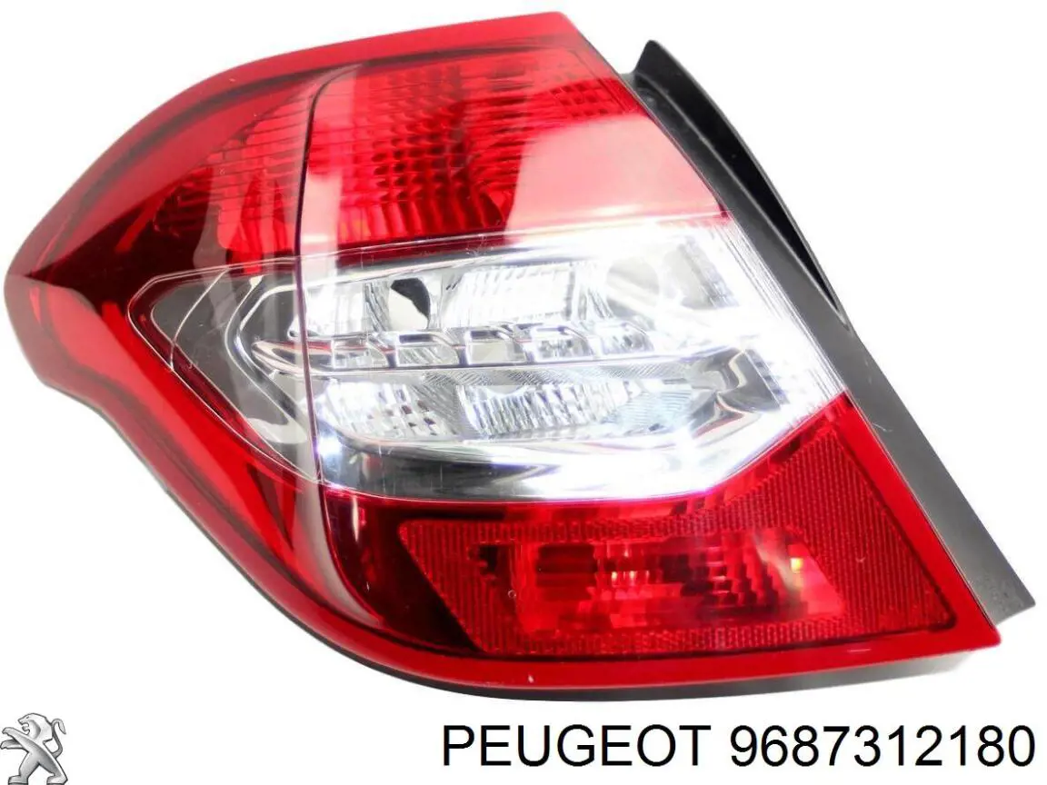 Фонарь задний левый внешний 9687312180 Peugeot/Citroen