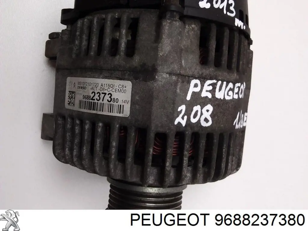 9688237380 Peugeot/Citroen генератор