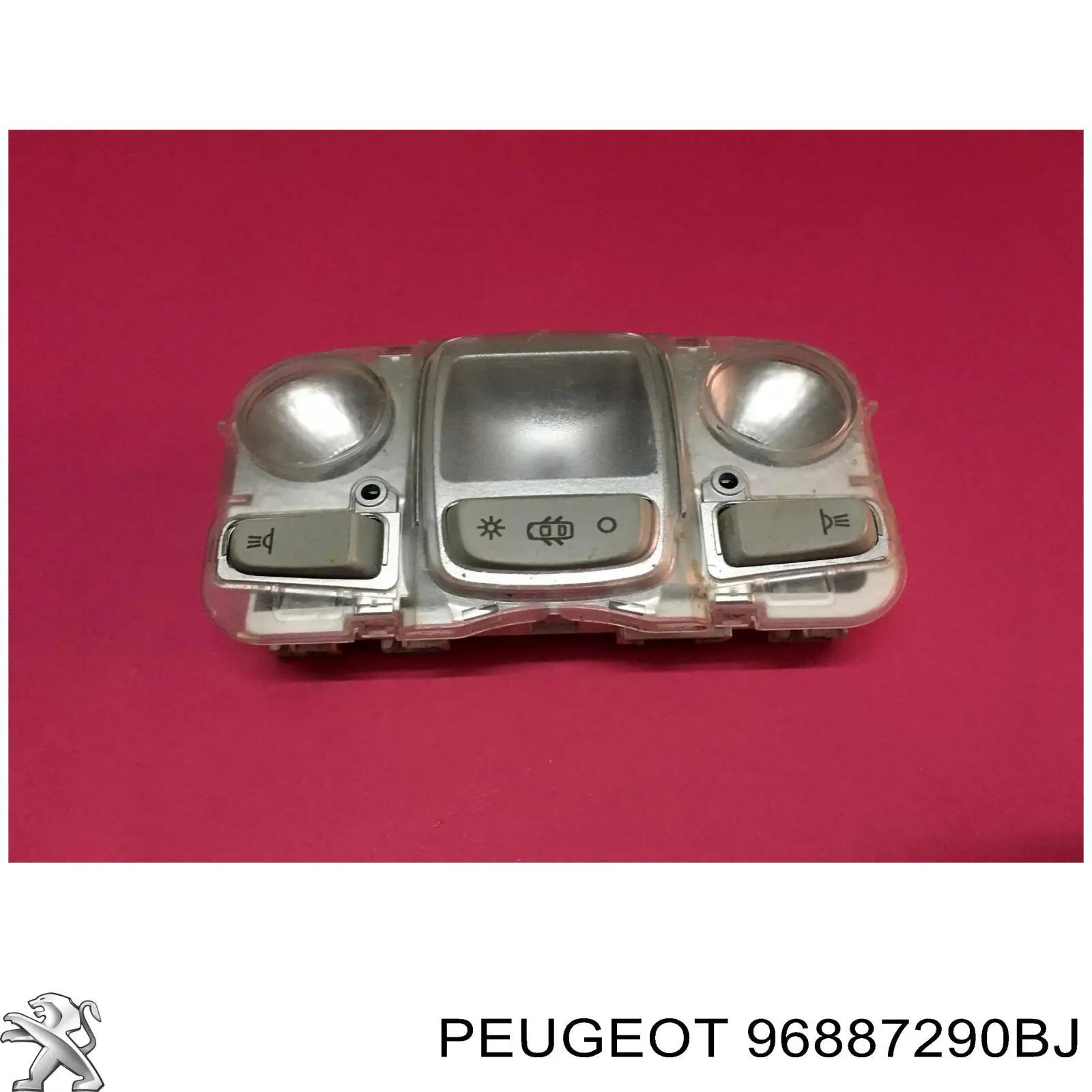 96887290BJ Peugeot/Citroen quebra-luz de iluminação de salão (de cabina)