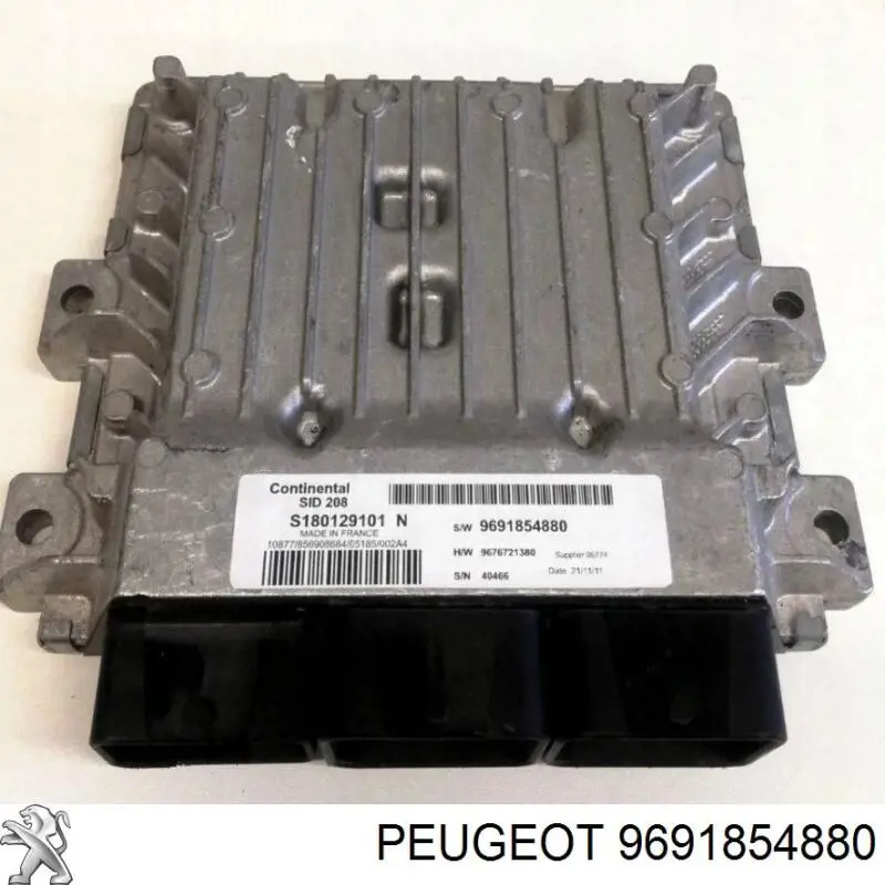 9691854880 Peugeot/Citroen módulo de direção (centralina eletrônica de motor)