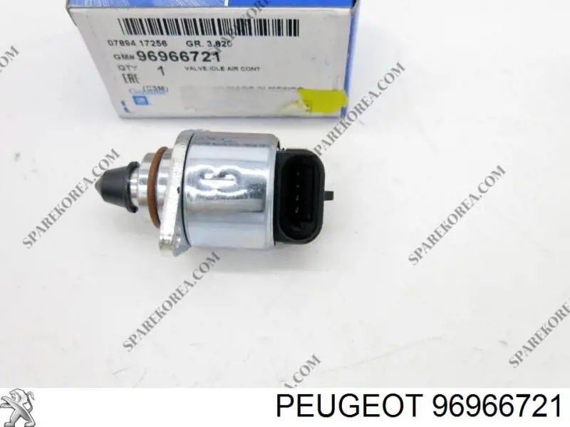 Клапан (регулятор) холостого хода Peugeot/Citroen 96966721
