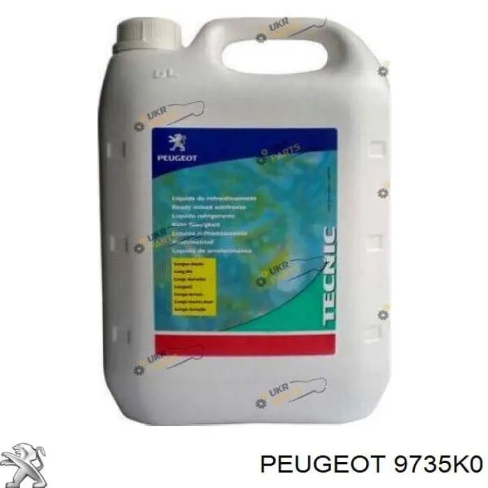 9735K0 PEUGEOT Liquido refrigerante original y equivalente