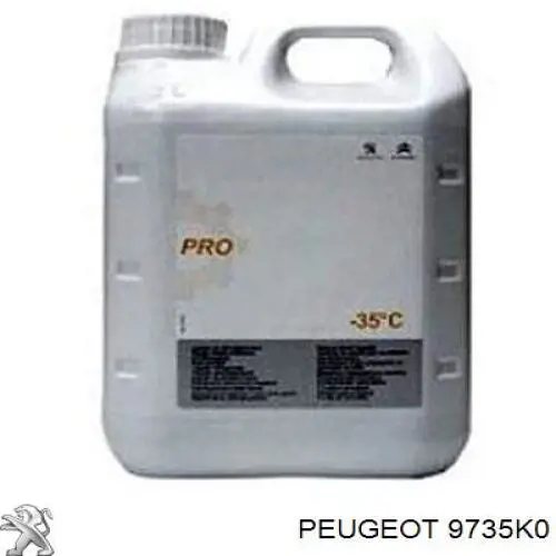 Охлаждающая жидкость Peugeot/Citroen 9735K0