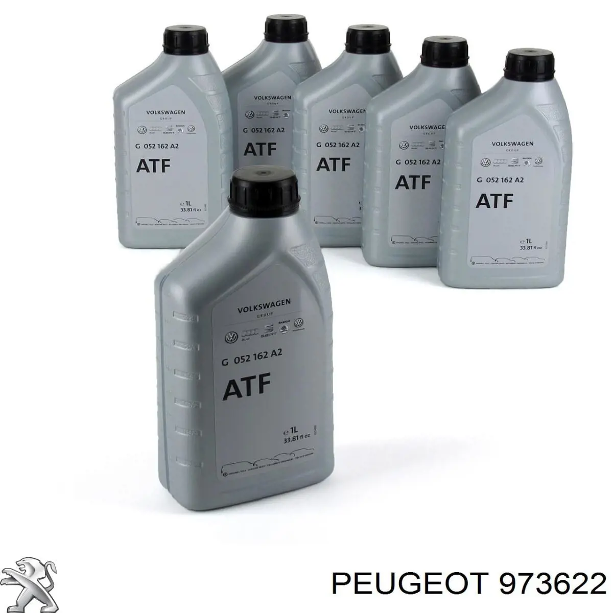  Масло трансмиссионное Peugeot/Citroen 4HP20 AL4 2 л (973622)