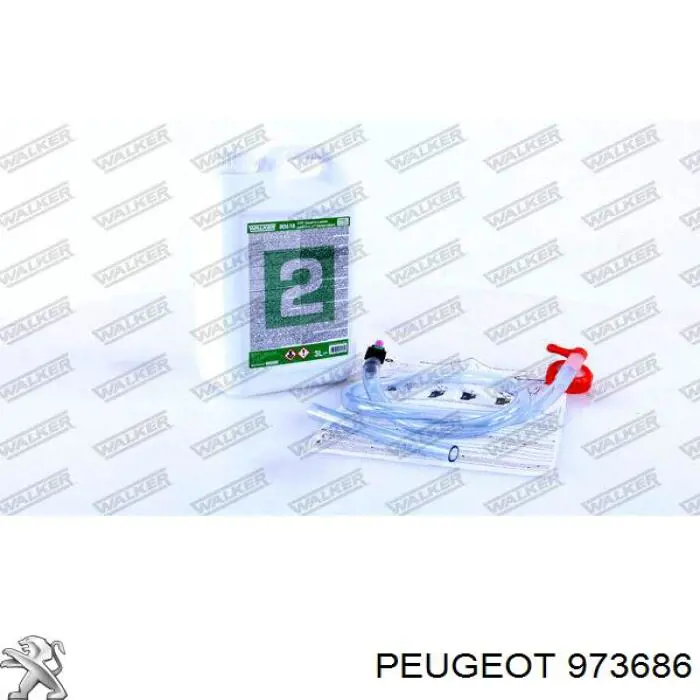 973686 Peugeot/Citroen fluido para a limpeza de filtros de fuligem