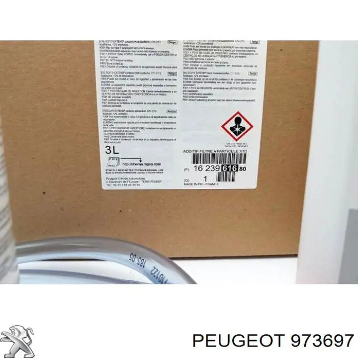 973697 Peugeot/Citroen Жидкость для сажекоптевых фильтров