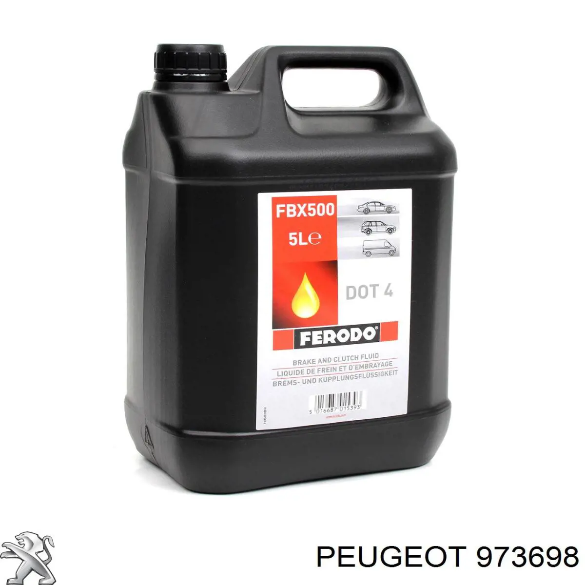 973698 Peugeot/Citroen Жидкость для сажекоптевых фильтров