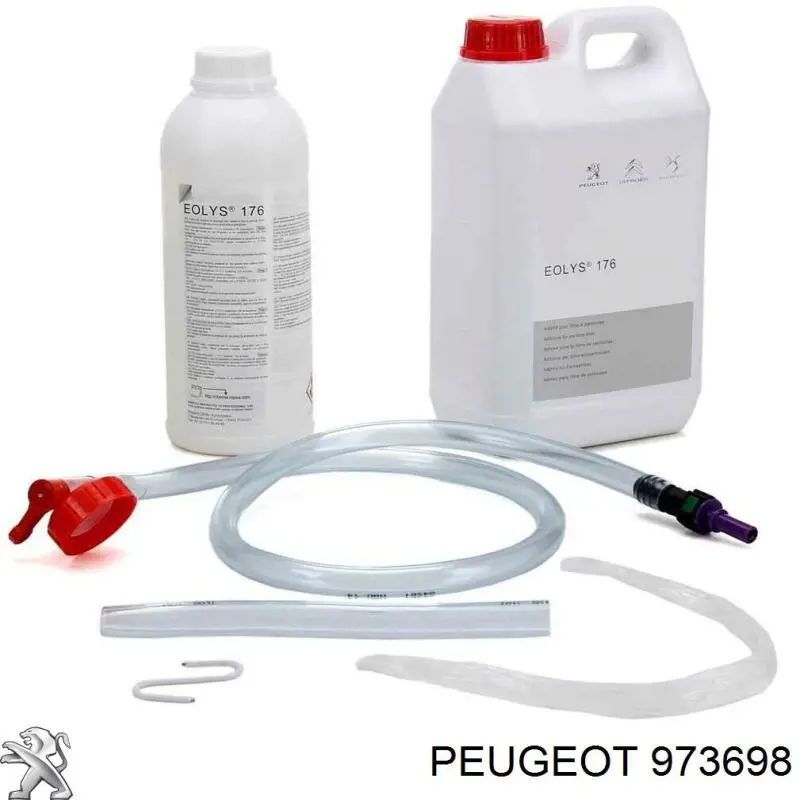 Купить 973698 Peugeot/Citroen Жидкость для чистки сажекоптевых фильтров