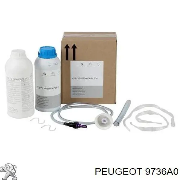 9736A0 Peugeot/Citroen жидкость для чистки сажекоптевых фильтров