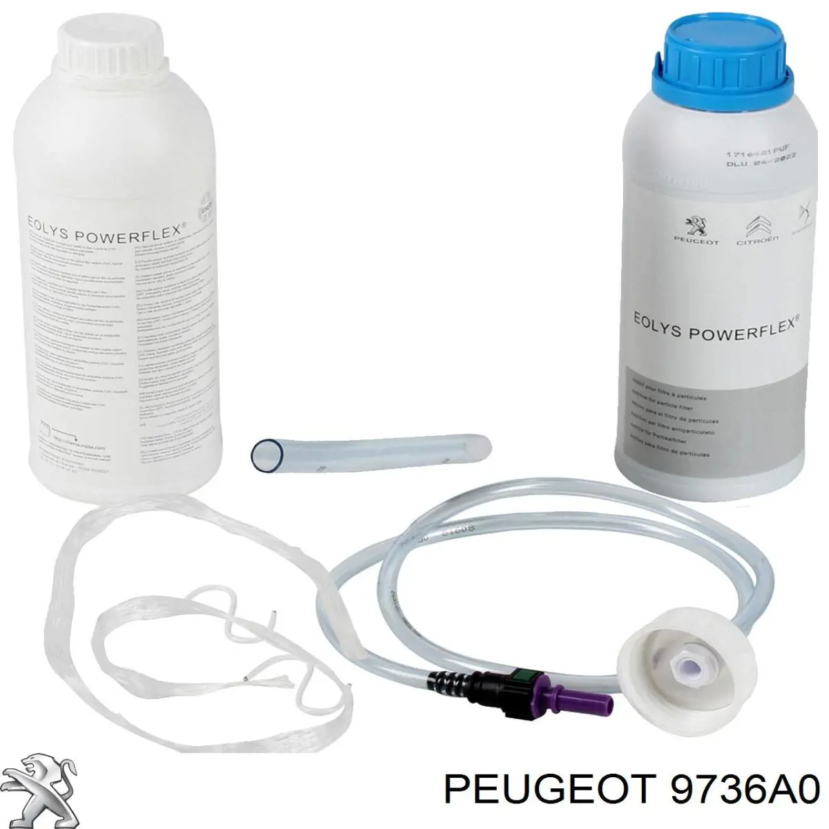 Жидкость для чистки сажекоптевых фильтров Peugeot/Citroen 9736A0